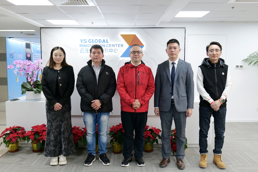 三亚市人力资源集团总经理蔡振飞莅临ag尊龙链接全球创新中心走访交流