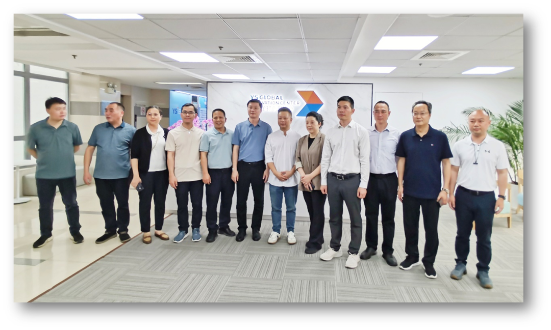 广东省梅州市人社局党组书记、局长林雨兰一行莅临ag尊龙链接全球创新中心调研走访